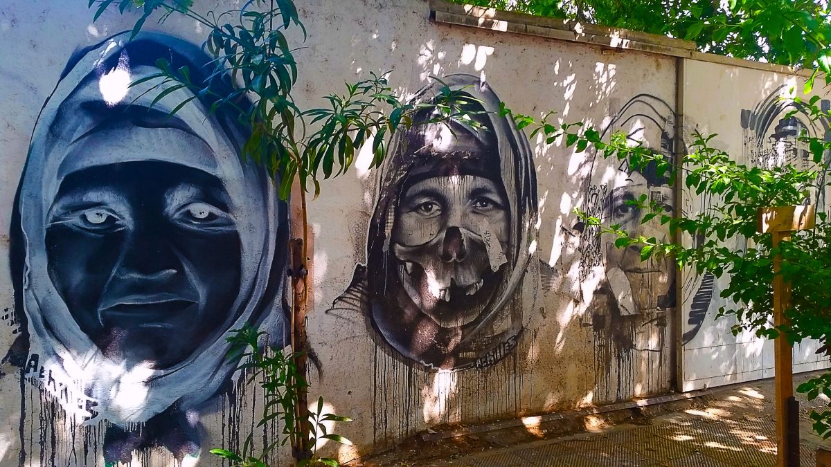 La crise des réfugiés en street art, Athènes, Grèce
