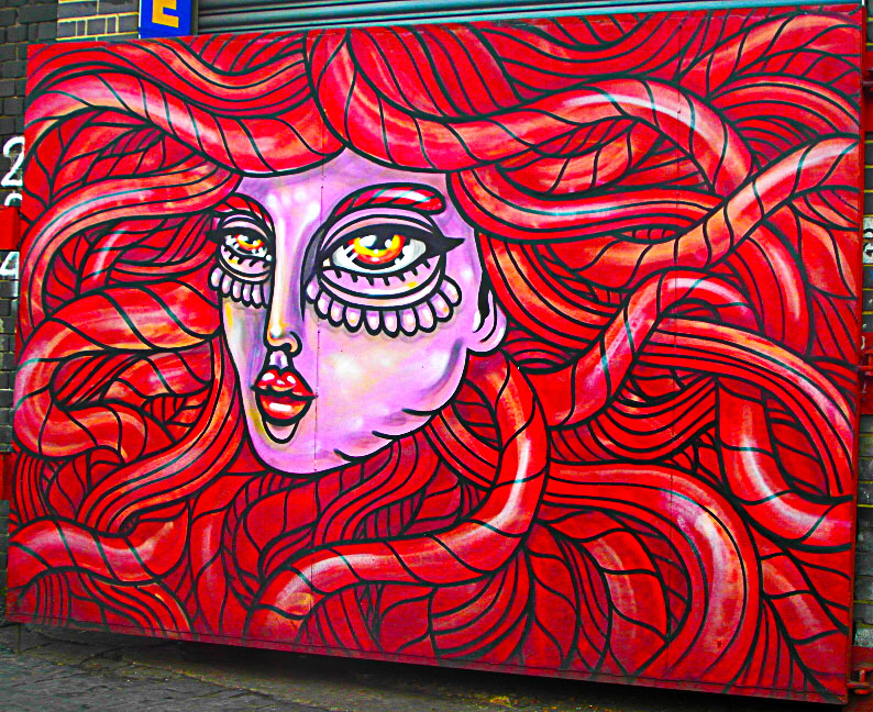street art de Amara Por Dios à Bethnal Green à Londres