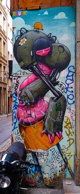 street art de Brusk, Lyon